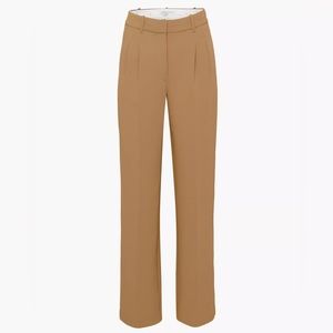 Aritzia Wilfred The Effortless Pant High Waisted Crepe Trouser Size 0